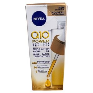 Nivea Q10 Power Anti-Age Triple Action Facial Oil Moisturizing Discontinued 30ml